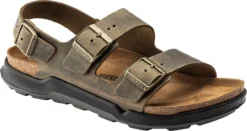 Birkenstock Milano CT Oiled Leather Sandals - Men's