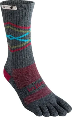 Injinji Trail Midweight Crew Coolmax Socks - Unisex -Shoes Sale Store image 2101