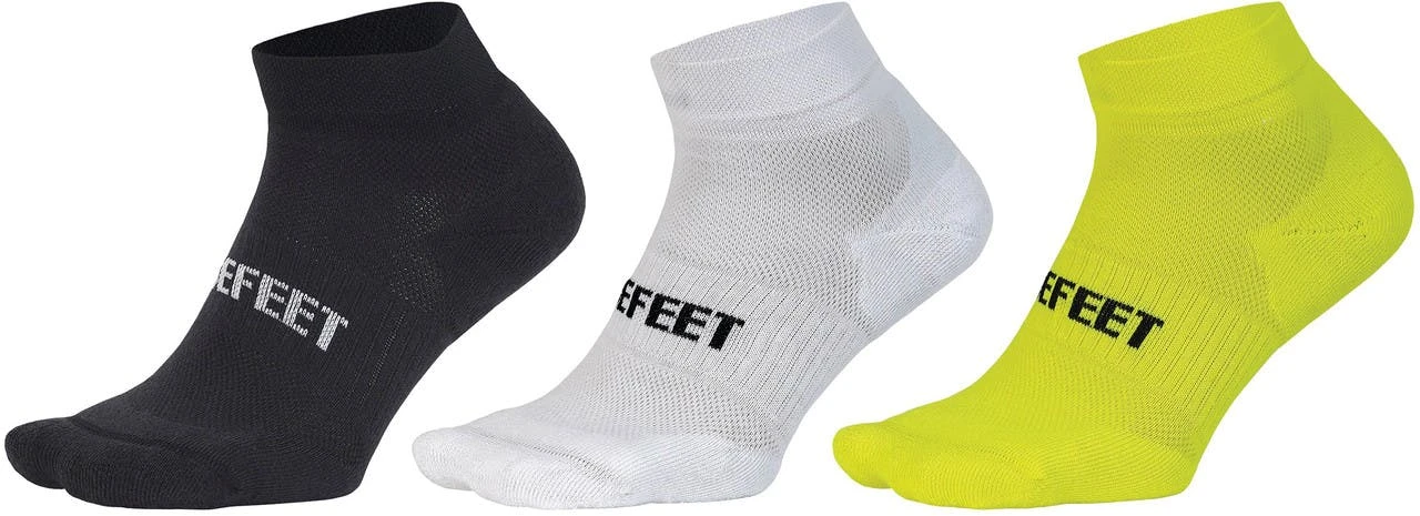 DeFeet All Day 1" Assorted 3-Pack Socks - Unisex 1 DeFeet All Day 1" Assorted 3-Pack Socks - Unisex