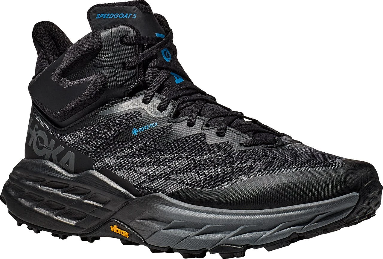 Hoka One One Speedgoat 5 Mid Gore-Tex Trail Running Shoes - Men's 1 Hoka One One Speedgoat 5 Mid Gore-Tex Trail Running Shoes - Men's