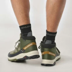 Salomon Outrise Mid Gore-Tex Light Trail Shoes - Men's -Shoes Sale Store image 864